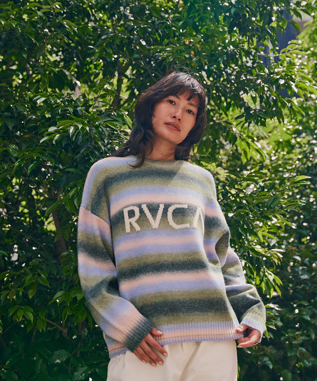 OUTLET】RVCA レディース RS BIG RVCA KNIT セーター 【2025年秋冬モデル】