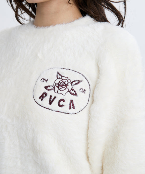 セミオーダー・ゆゆ RVCA レディース LOOSE FIT JQ KNIT セーター 【2025年秋冬モデル】