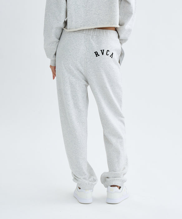 RVCA レディース ARCH COLLEGE SWEAT P セットアップボトムス 【2025年秋冬モデル】 GRY / M