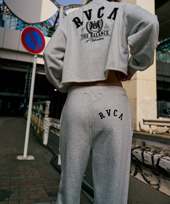 【SALE】RVCA レディース ARCH COLLEGE SWEAT PANTS セットアップボトムス 【2025年秋冬モデル】