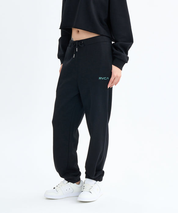 【SALE】RVCA レディース ARCH COLLEGE SWEAT PANTS セットアップボトムス 【2025年秋冬モデル】
