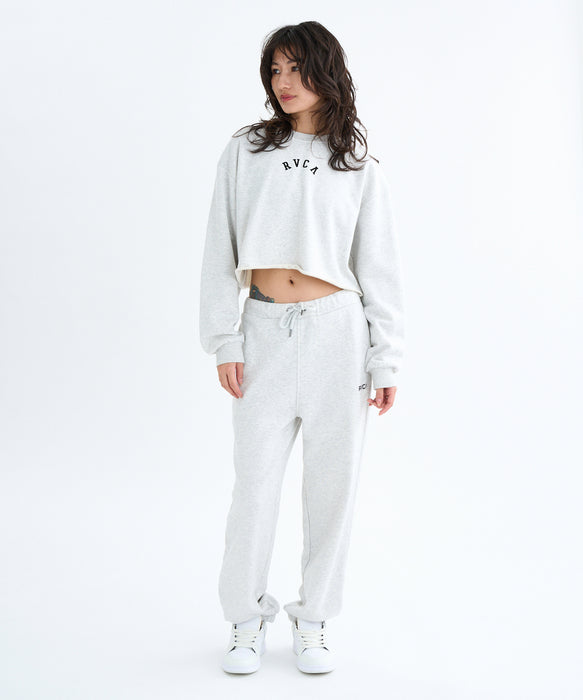 【SALE】RVCA レディース ARCH COLLEGE SWEAT PANTS セットアップボトムス 【2025年秋冬モデル】