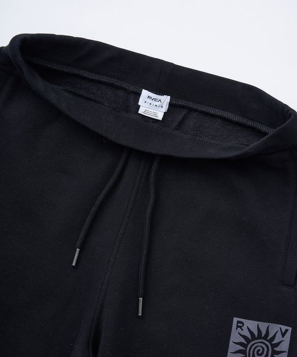 RVCA レディース BAGGY BF SWEAT PANTS セットアップボトムス 【2025年秋冬モデル】 BLK / M