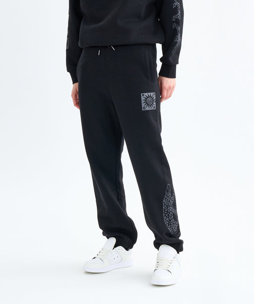 RVCA レディース BAGGY BF SWEAT PANTS セットアップボトムス 【2025年秋冬モデル】 BLK / M
