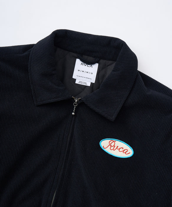 RVCA レディース CLOVER CORDUROY JACK ジャケット 【2025年秋冬モデル】 BLK / M