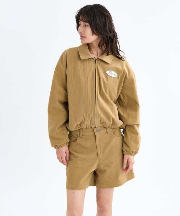 RVCA レディース CLOVER CORDUROY JACK ジャケット 【2025年秋冬モデル】 WLT / M