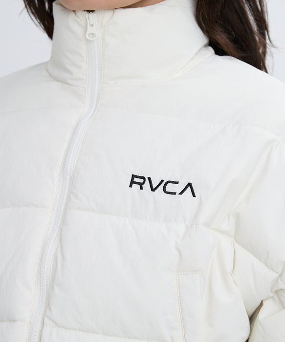 RVCA レディース MINI RVCA CROPPED PU ジャケット 【2025年秋冬モデル】 CLO / M