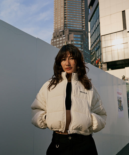 RVCA レディース MINI RVCA CROPPED PUFFER JACKET ジャケット 【2025
