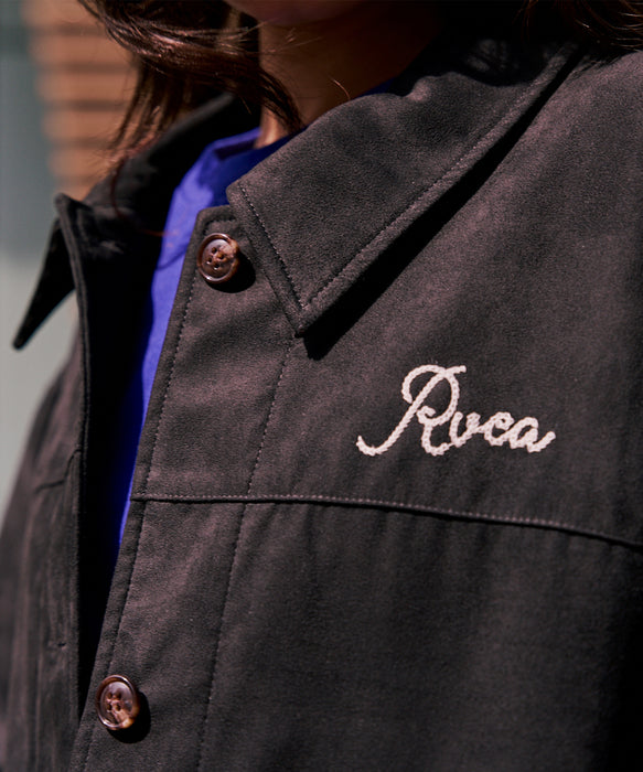 【SALE】RVCA レディース DEVON SUEDE JACKET ジャケット 【2025年秋冬モデル】