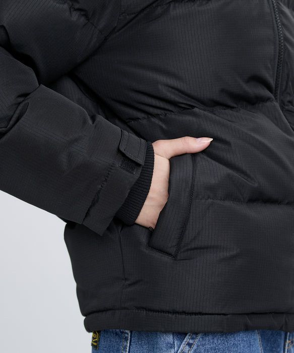 RVCA レディース BALANCE PUFFER HD JA ジャケット 【2025年秋冬モデル】 BLK / L