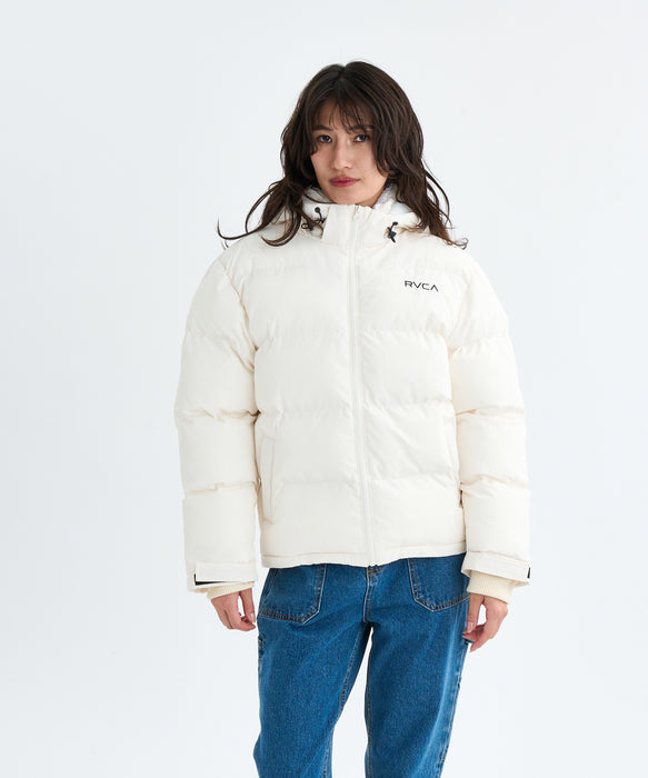 RVCA レディース BALANCE PUFFER HD JA ジャケット 【2025年秋冬モデル】 CLO / L