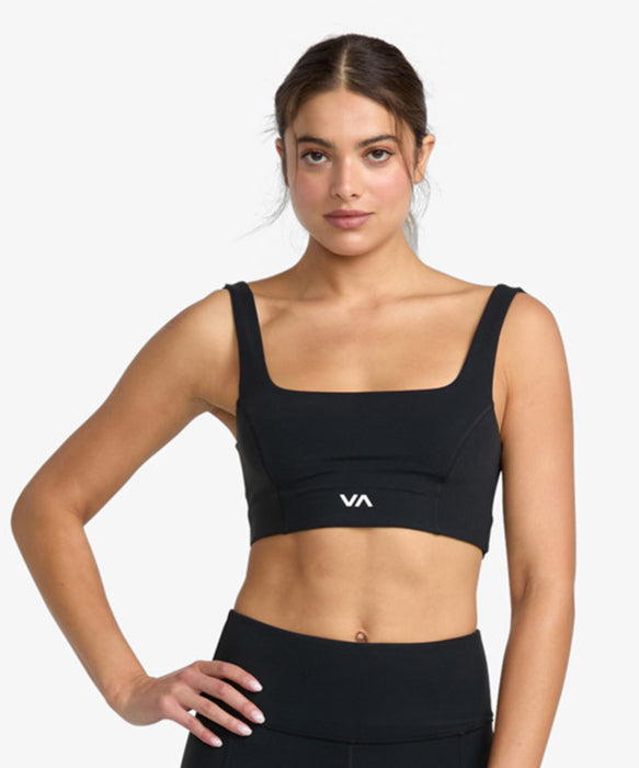 【SALE】RVCA SPORT レディース VA SQUARE NECK BRA アクティブウェア 【2025年秋冬モデル】