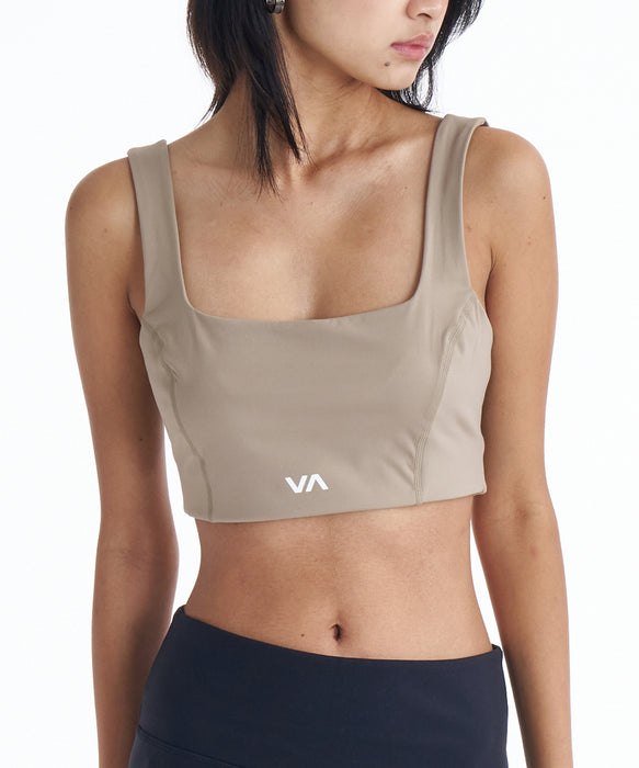 【SALE】RVCA SPORT レディース VA SQUARE NECK BRA アクティブウェア 【2025年秋冬モデル】