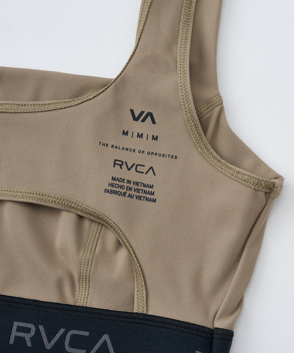 【SALE】RVCA SPORT レディース VA SQUARE NECK BRA アクティブウェア 【2025年秋冬モデル】