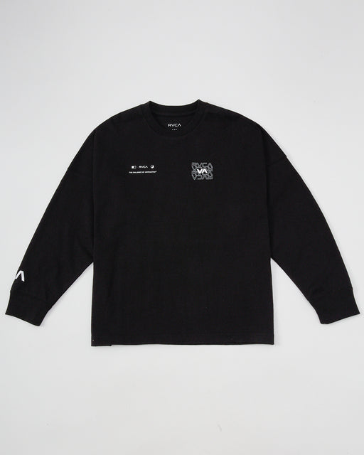 RVCA キッズ RADIATE LT ロンＴ 【2025年春夏モデル】 BLK / 160