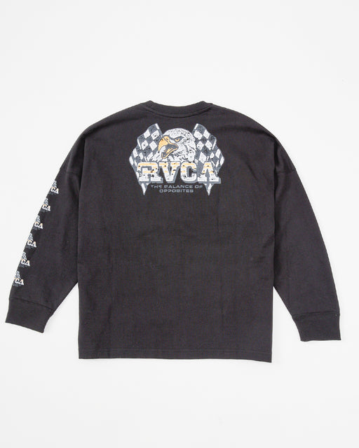 RVCA キッズ SPEED EAGLE LT ロンＴ 【2025年春夏モデル】 BLK / 160