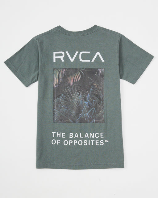RVCA キッズ PALM BOX SS Tシャツ 【2025年春夏モデル】 ABG / 160