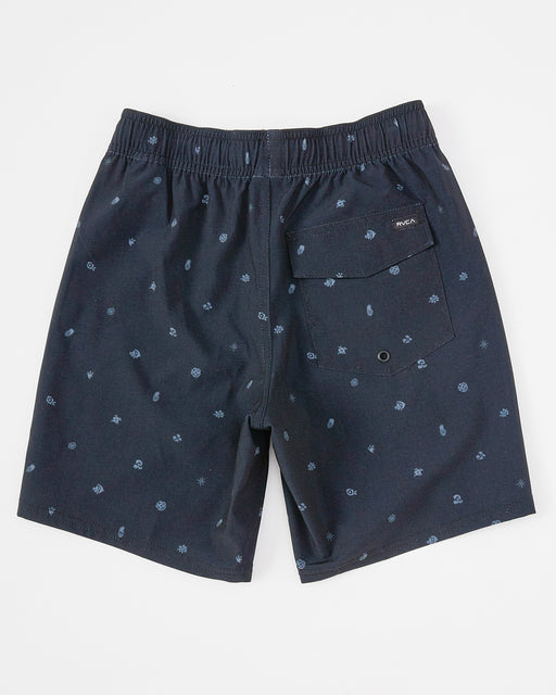 RVCA キッズ ELASTIC BS ボードショーツ 【2025年春夏モデル】 BKW / 160