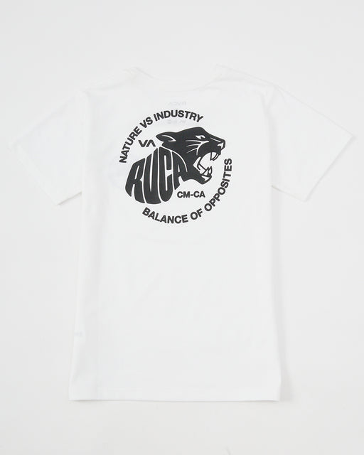RVCA キッズ TIGER WAVE SFST サーフTシャツ 【2025年春夏モデル】 WHT / 160