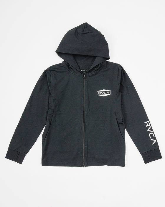 RVCA キッズ ILL RVCA HEX BOX SFHD 長袖サーフTシャツ 【2025年春夏モデル】