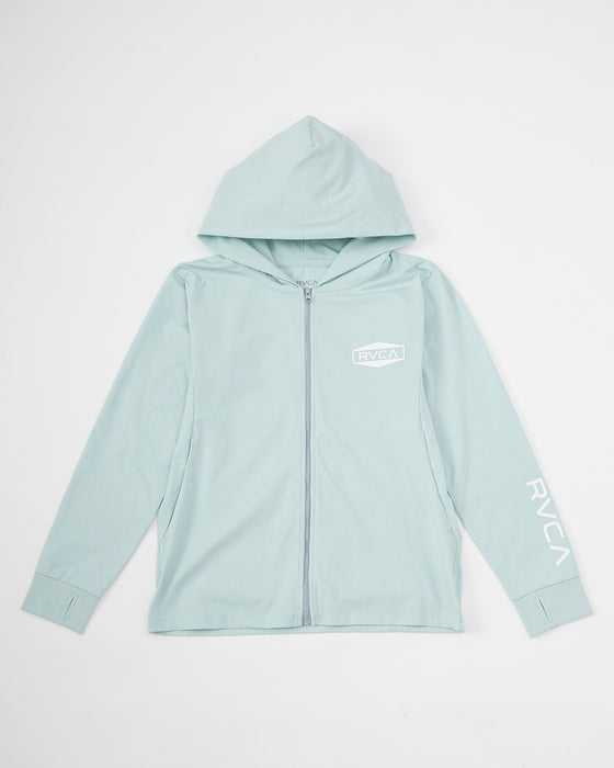 RVCA キッズ ILL RVCA HEX BOX SFHD 長袖サーフTシャツ 【2025年春夏モデル】 BLH / 160