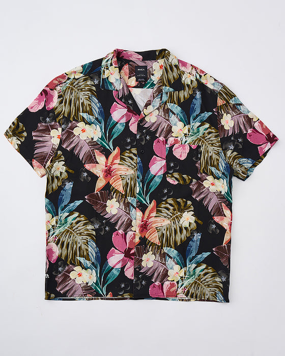 【OUTLET】RVCA メンズ IRON ON SH 半袖シャツ 【2025年夏モデル】