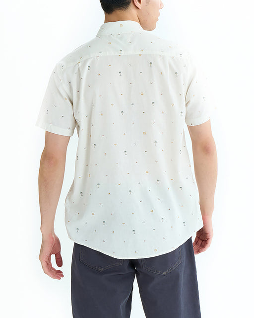 RVCA メンズ 【EXOTICA】 EXOTICA SEERSUCKER SS 半袖シャツ 【2025年夏モデル】 WHT / XL