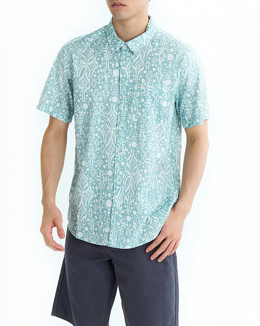 RVCA メンズ 【RICH JACOBS】 JACOBS ARCHIVE PRINT SS 半袖シャツ 【2025年夏モデル】 BN4 / XL