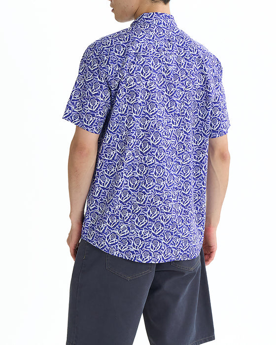 RVCA メンズ 【JESSE BARBA】 BARBA ROSES SS 半袖シャツ 【2025年夏モデル】 LBL / XL