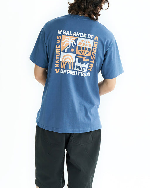 RVCA メンズ NATE HARBOR POCKET SS Tシャツ 【2025年夏モデル】 VNY / XL