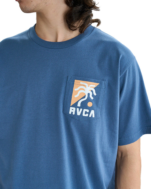 RVCA メンズ NATE HARBOR POCKET SS Tシャツ 【2025年夏モデル】 VNY / XL