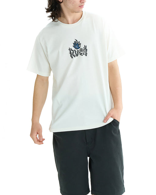 RVCA メンズ BURN NOTICE SS Tシャツ 【2025年夏モデル】 ANW / XL