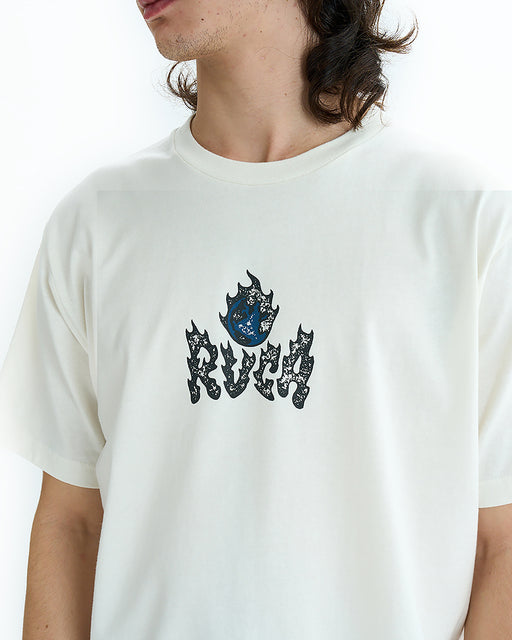 RVCA メンズ BURN NOTICE SS Tシャツ 【2025年夏モデル】 ANW / XL