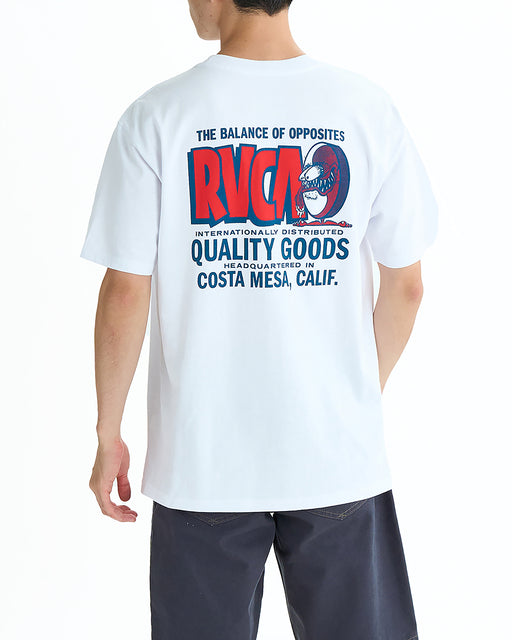 RVCA メンズ 【NICK SIMICH】 BALANCE FINK Tシャツ 【2025年夏モデル】 WHT / XL