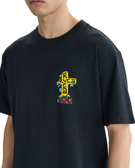 RVCA メンズ 【JESSE BARBA】 BARBACROSS SS Tシャツ 【2025年夏モデル】 BLK / XL