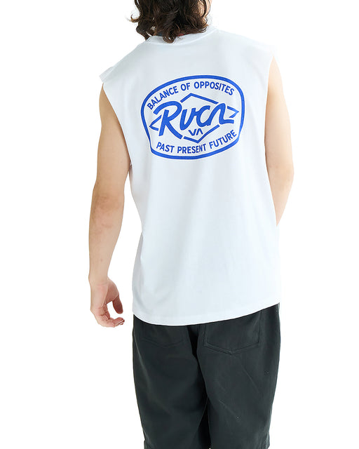 RVCA メンズ RANCH SEA TT タンクトップ 【2025年夏モデル】 WHT / XL
