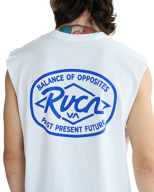 RVCA メンズ RANCH SEA TT タンクトップ 【2025年夏モデル】 WHT / XL