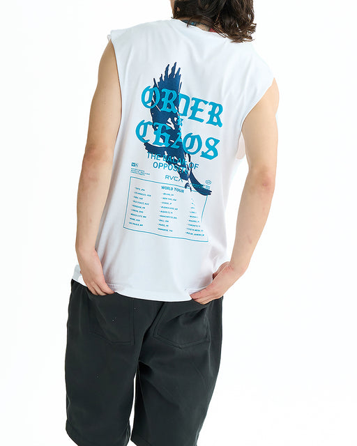 RVCA メンズ TOUR DATES TT タンクトップ 【2025年夏モデル】 WHT / XL