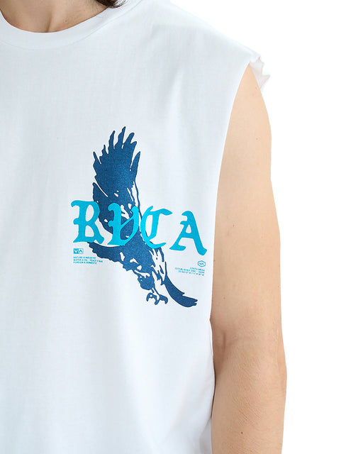 RVCA メンズ TOUR DATES TT タンクトップ 【2025年夏モデル】 WHT / XL