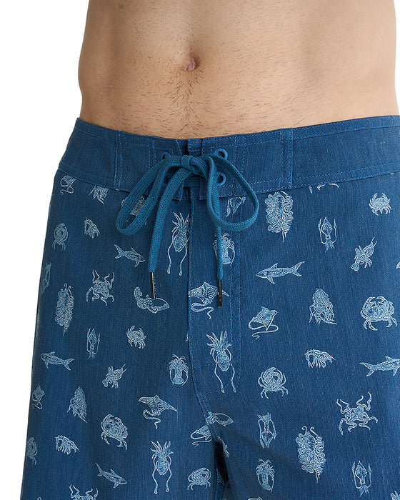 OUTLET】RVCA メンズ 【HAWAII】 SEA LIFE TRUNK 17 ボードショーツ