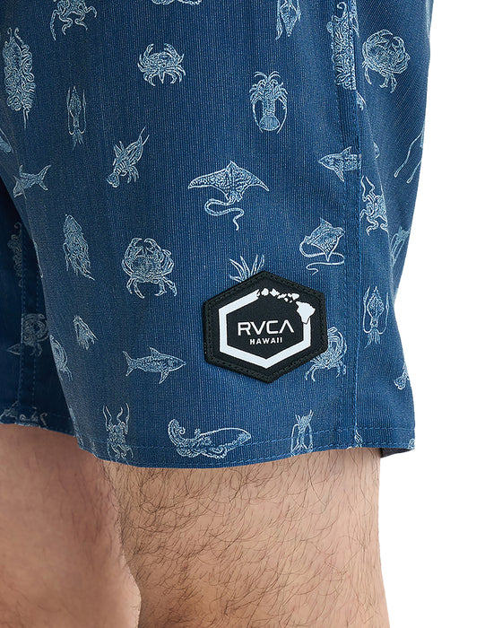 OUTLET】RVCA メンズ 【HAWAII】 SEA LIFE TRUNK 17 ボードショーツ