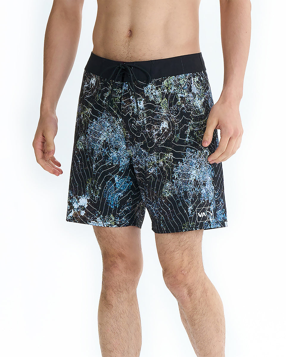 OUTLET】RVCA メンズ 【HAWAII】 HAWAII TOPO TRUNK 17 ボードショーツ