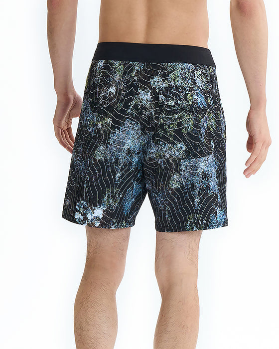 RVCA メンズ 【HAWAII】 HAWAII TOPO TRUNK 17 ボードショーツ 【2025年夏モデル】 BL2 / 34