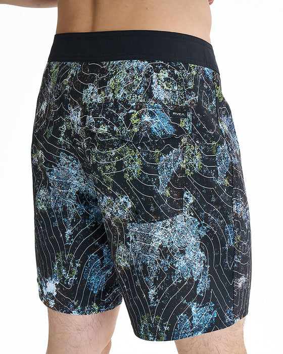 RVCA メンズ 【HAWAII】 HAWAII TOPO TRUNK 17 ボードショーツ 【2025年夏モデル】 BL2 / 34