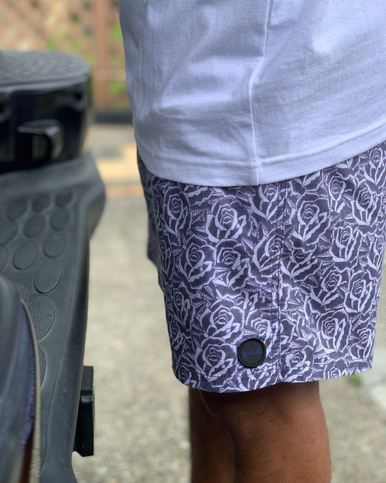 【OUTLET】RVCA メンズ 【JESSE BARBA】 BARBA ROSES ELASTIC 17 ボードショーツ 【2025年夏モデル】