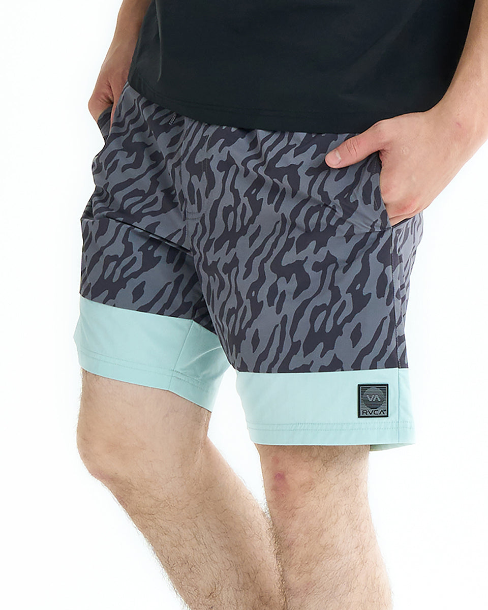 RVCA ショートパンツ OUTLET】【直営店限定】RVCA メンズ ESCAPE ELASTIC PRINT SHORT