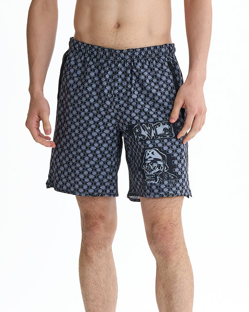 RVCA メンズ 【JESSE BARBA】 JESSE BARBA YOGGER STRETCH 17 ショートパンツ 【2025年夏モデル】 BLK / XL