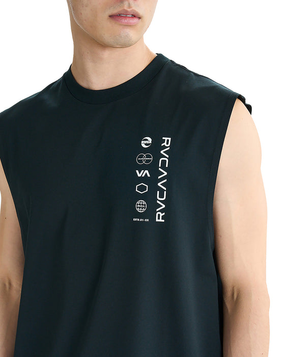 OUTLET】RVCA メンズ RVCA HALF TONE SFTT サーフタンクトップ 【2025
