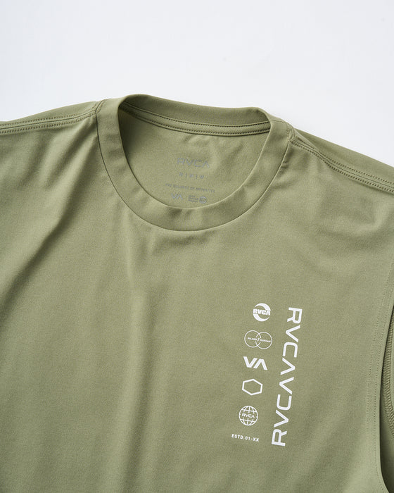 OUTLET】RVCA メンズ RVCA HALF TONE SFTT サーフタンクトップ 【2025