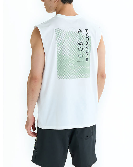 OUTLET】RVCA メンズ RVCA HALF TONE SFTT サーフタンクトップ 【2025
